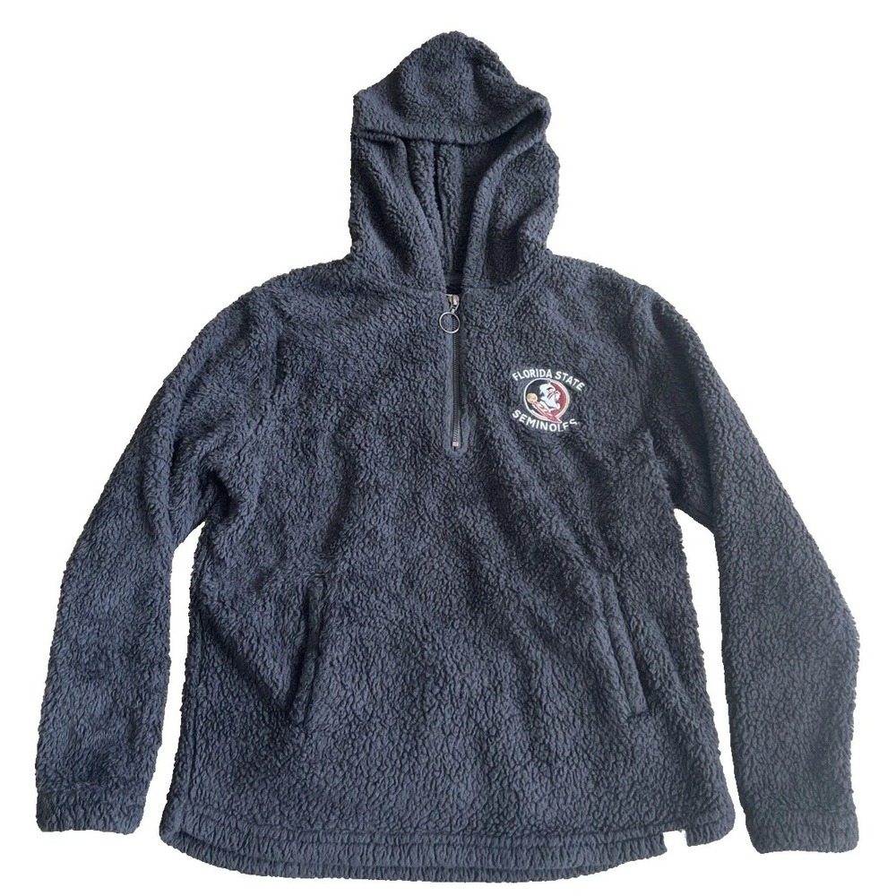 Florida‎ State Seminoles WOMENS Blue 84 Gray Hooded Zip Jacket Polyester Size S